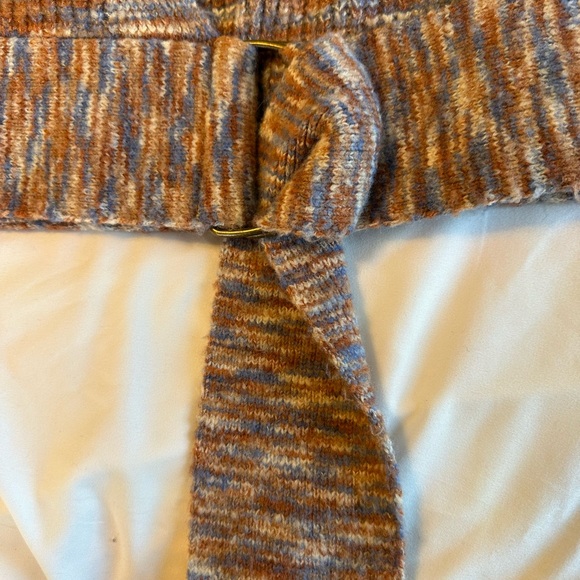 Nine West Multicolor Knit Cardigan- adjustable loose belt - Picture 9 of 16